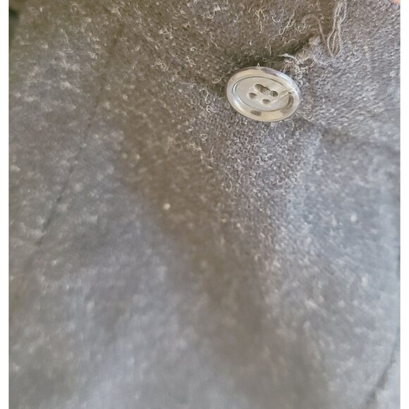 J.G. Hook Black 100% Wool Skirt Size 16 Tweed Midi Length Vintage - Picture 8 of 11